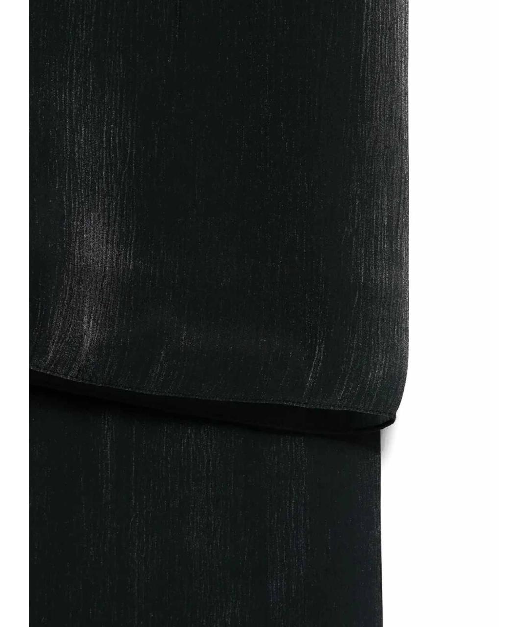 EMPORIO ARMANI Черный шарф, фото 3