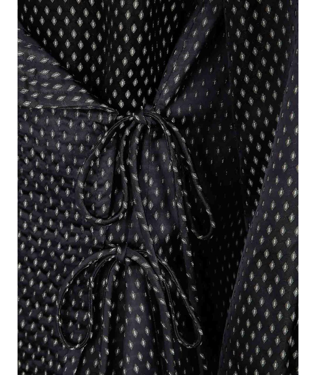 DRIES VAN NOTEN Черная вискозная блузы, фото 3