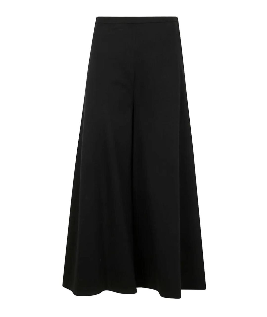 EMPORIO ARMANI Черные полиамидовые брюки широкие, фото 1