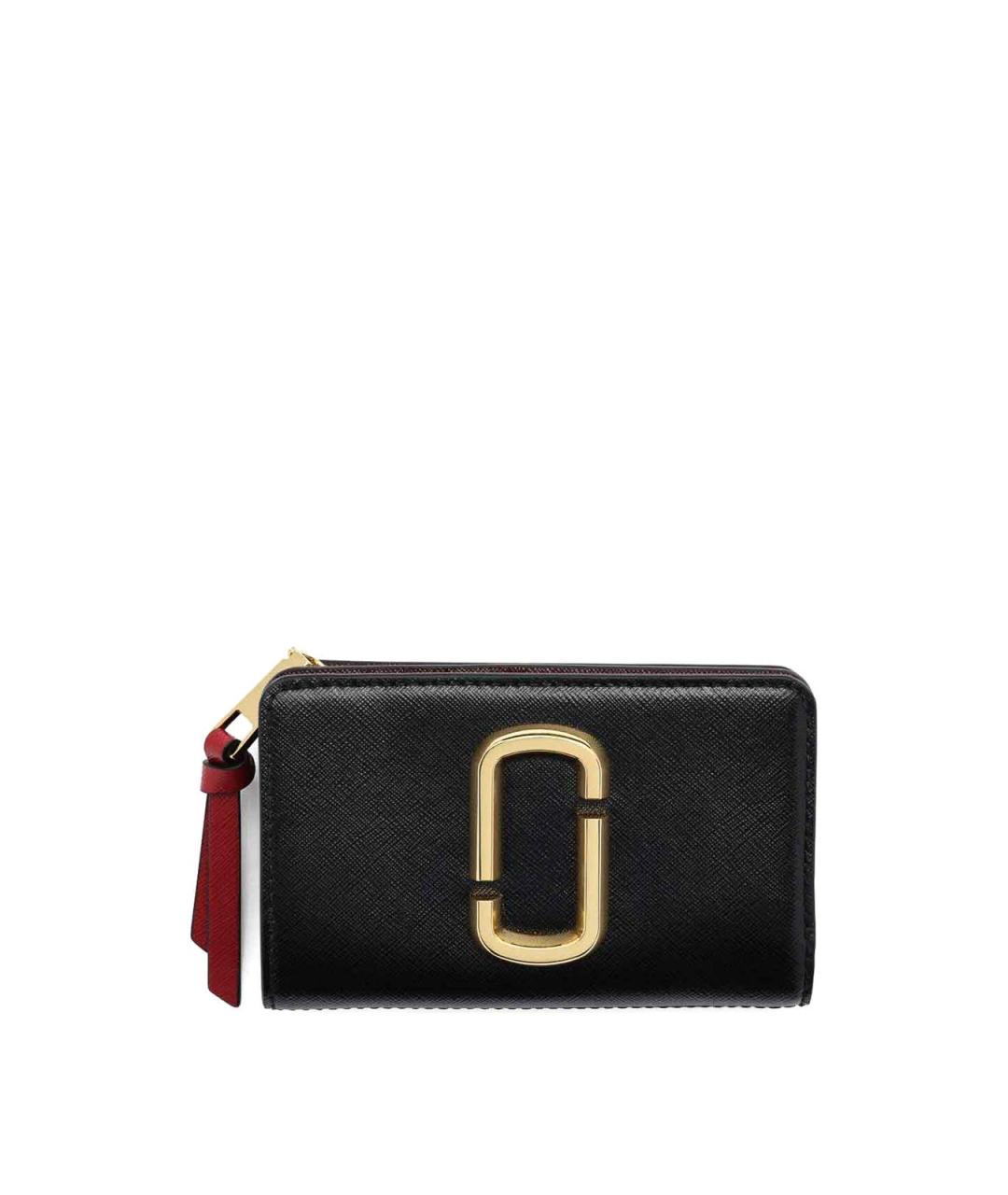 MARC JACOBS Черный кожаный кошелек, фото 1