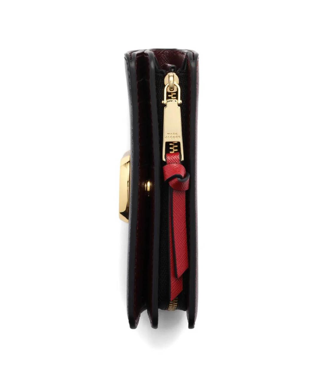 MARC JACOBS Черный кожаный кошелек, фото 4