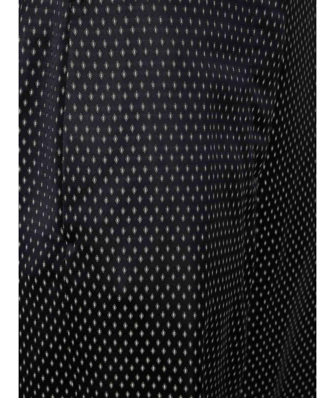 DRIES VAN NOTEN Черные вискозные брюки широкие, фото 3