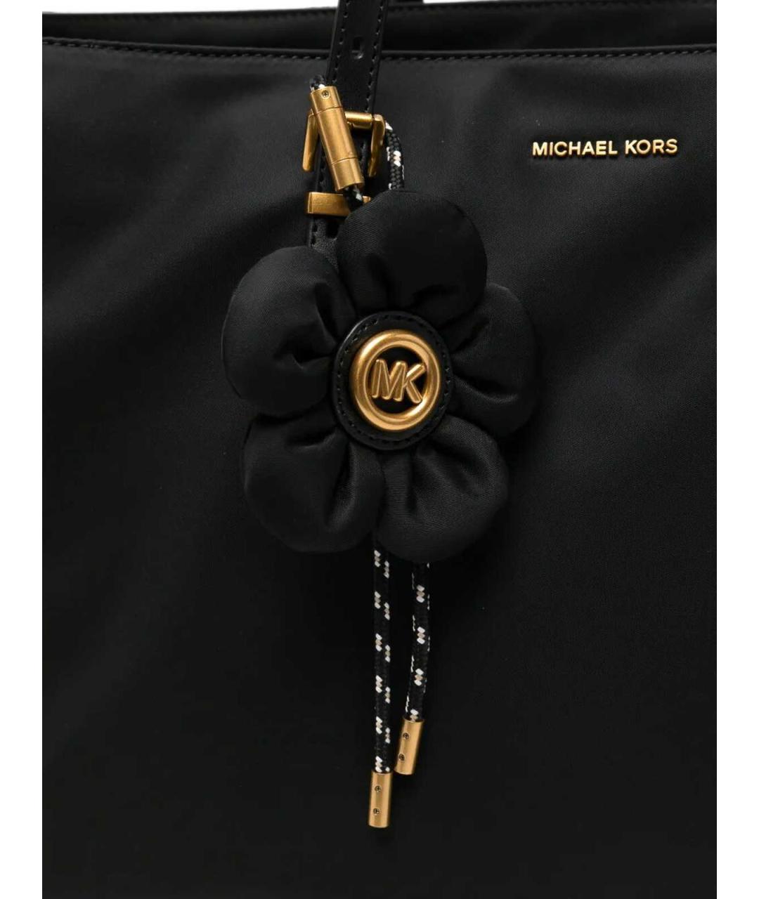 MICHAEL KORS Черная нейлоновая сумка тоут, фото 3