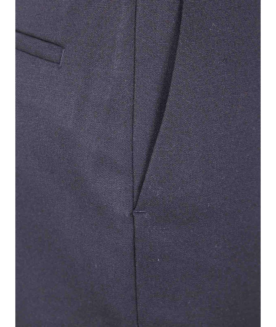 JACQUEMUS Черные прямые брюки, фото 3