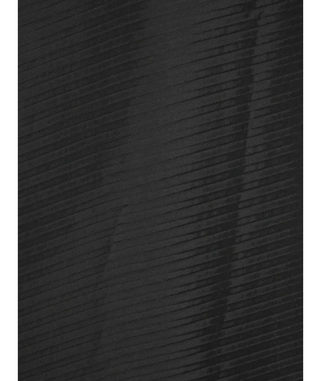 EMPORIO ARMANI Черный шарф, фото 3