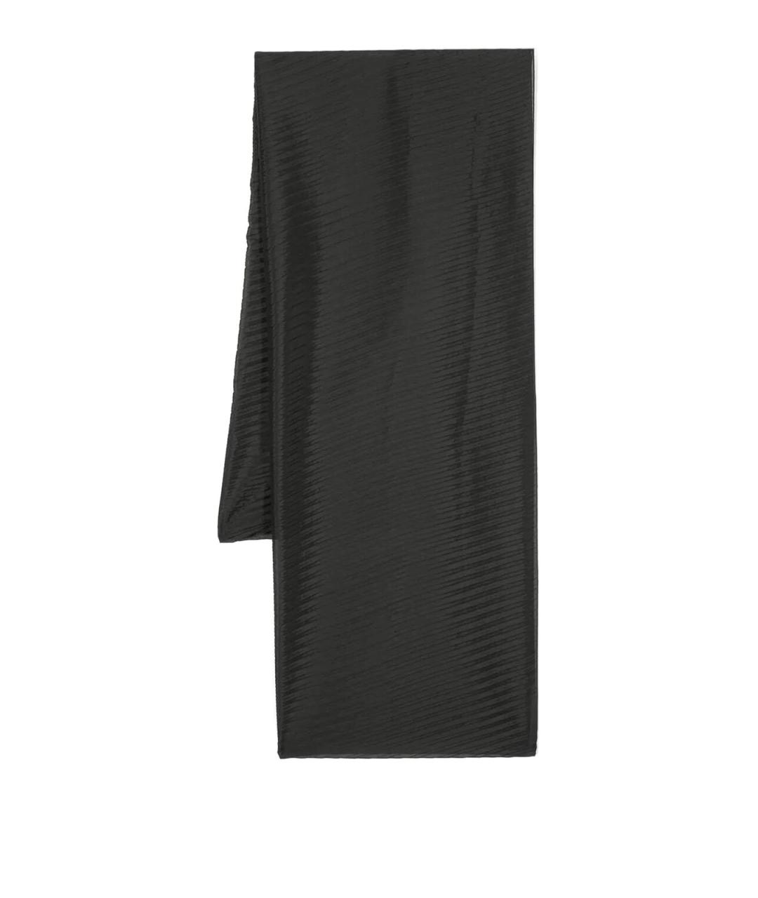 EMPORIO ARMANI Черный шарф, фото 1