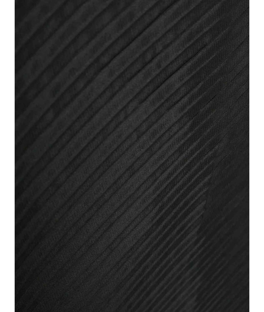 EMPORIO ARMANI Черный шарф, фото 2