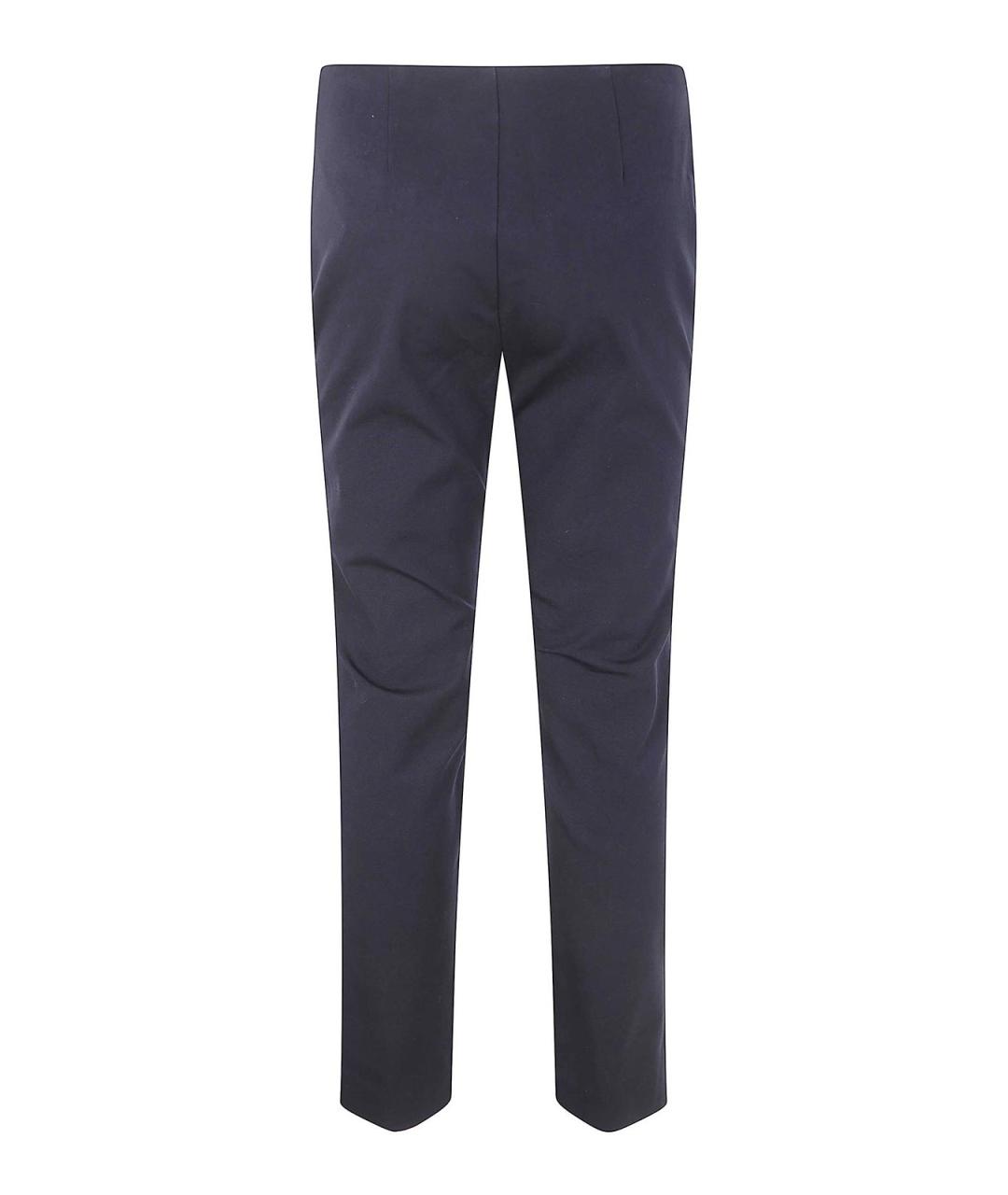 RALPH LAUREN Черные хлопковые прямые брюки, фото 2