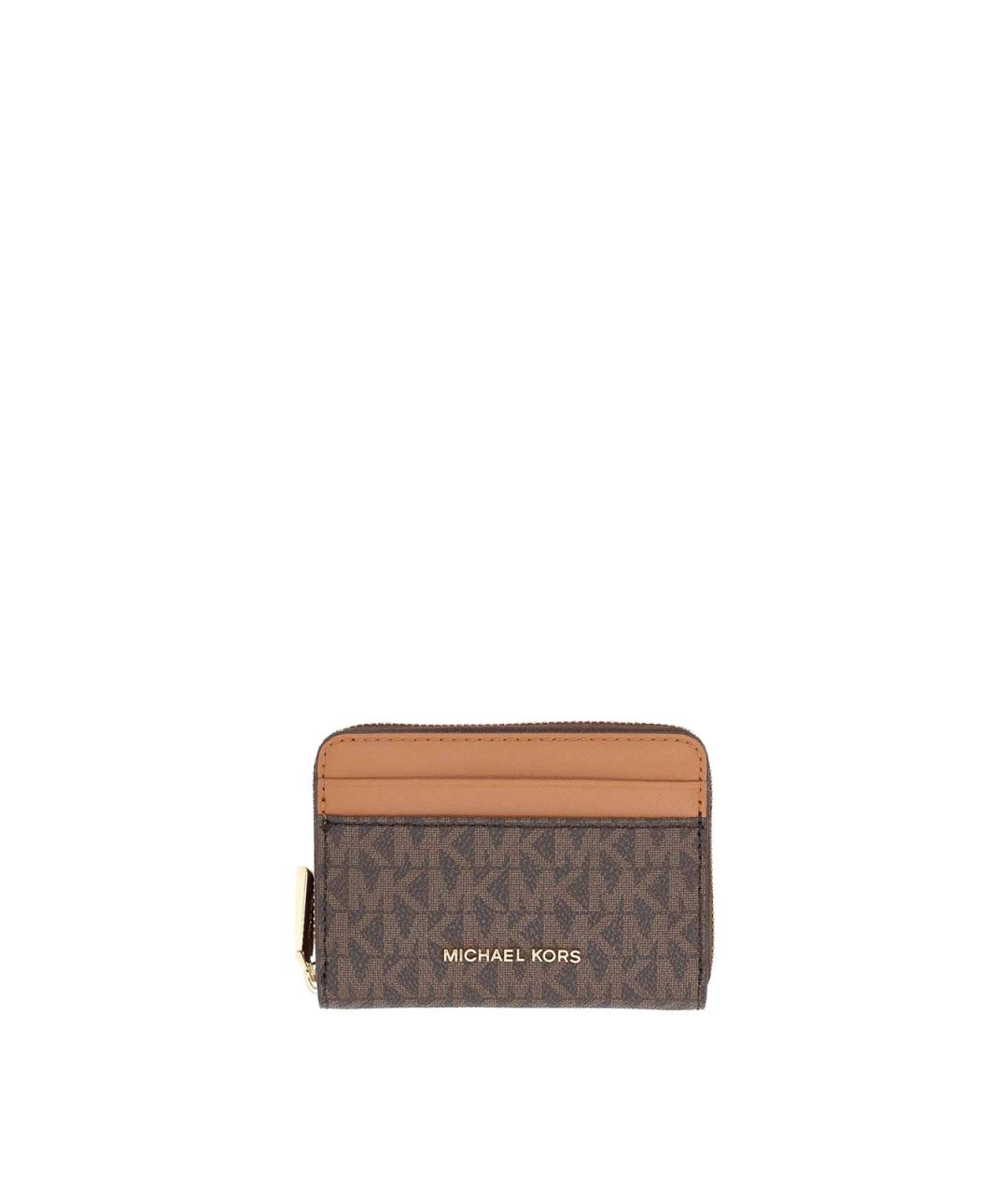 MICHAEL MICHAEL KORS Коричневый кардхолдер, фото 1