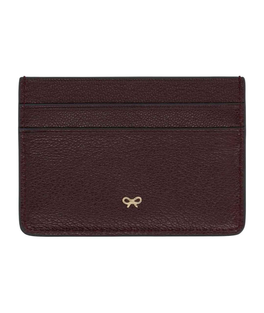 ANYA HINDMARCH Коричневый кожаный кардхолдер, фото 2