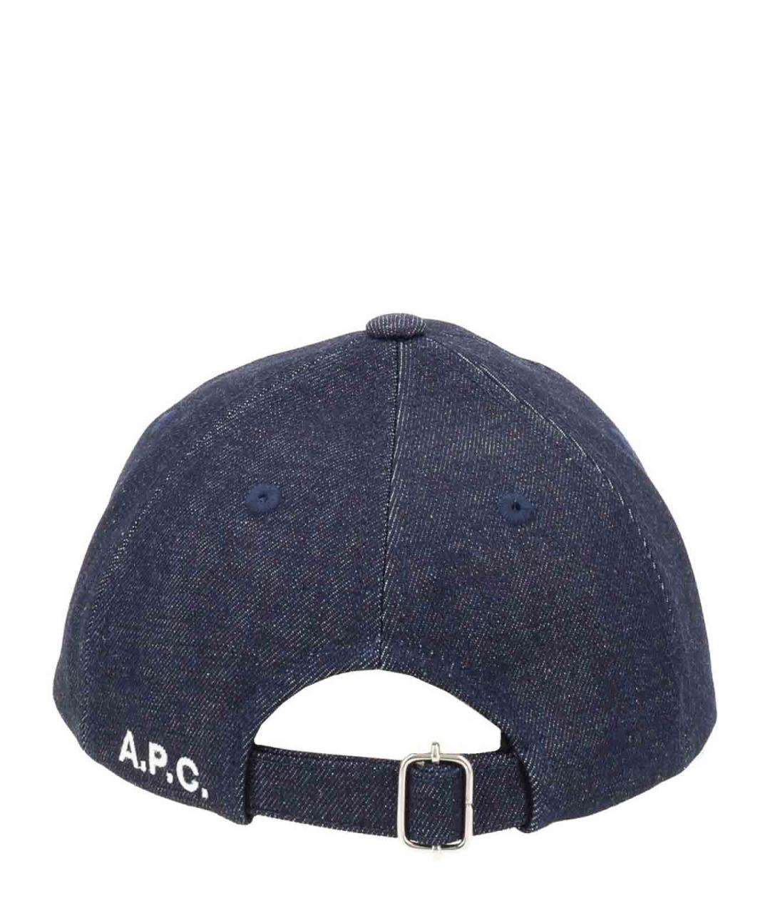 A.P.C. Синяя хлопковая кепка, фото 2