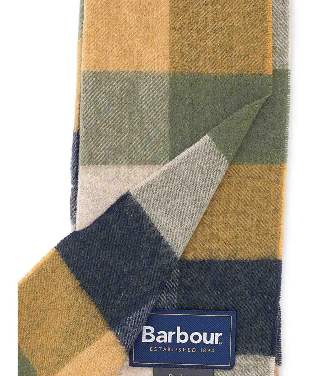 BARBOUR Мульти шерстяной шарф, фото 2