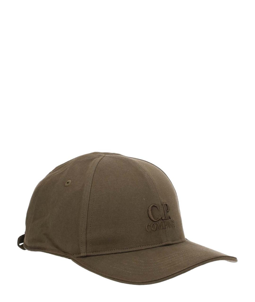 CP COMPANY Зеленая хлопковая кепка/бейсболка, фото 3
