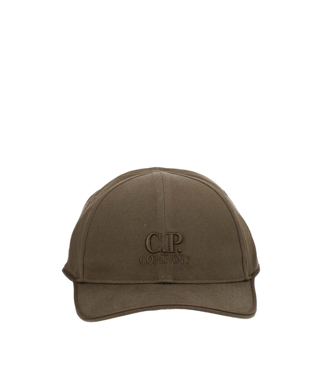 CP COMPANY Зеленая хлопковая кепка/бейсболка, фото 1
