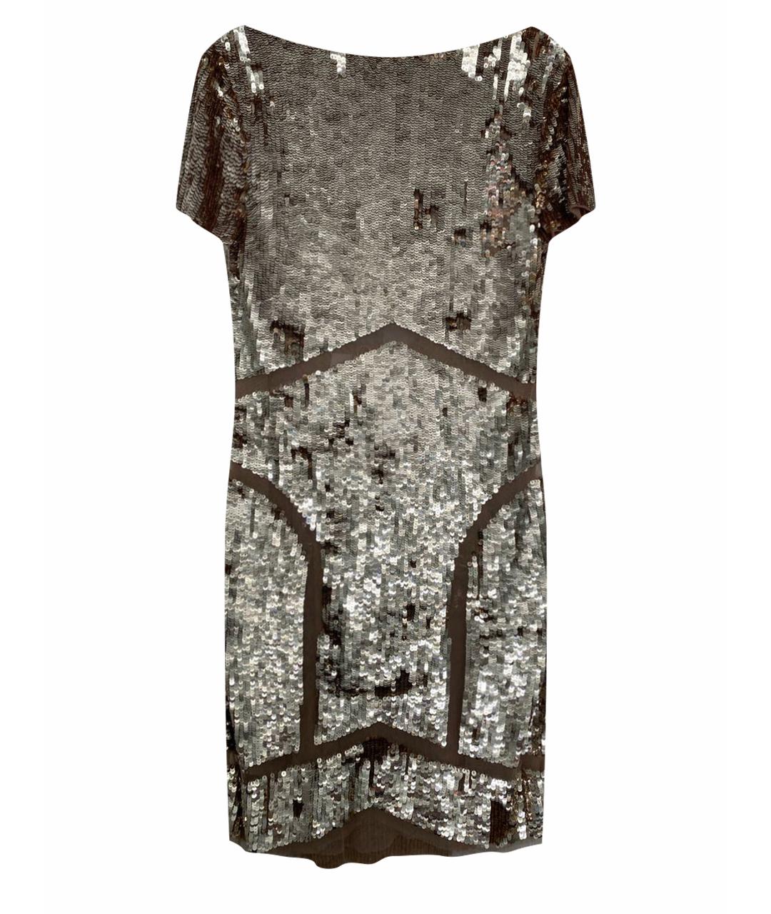 ELISABETTA FRANCHI Золотое полиамидовое вечернее платье, фото 1