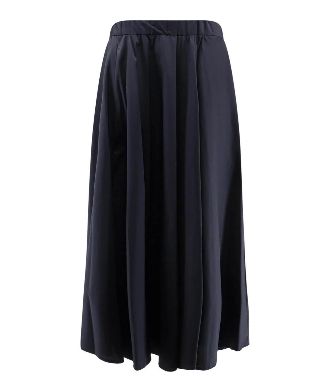 ASPESI Синяя хлопковая юбка миди, фото 1
