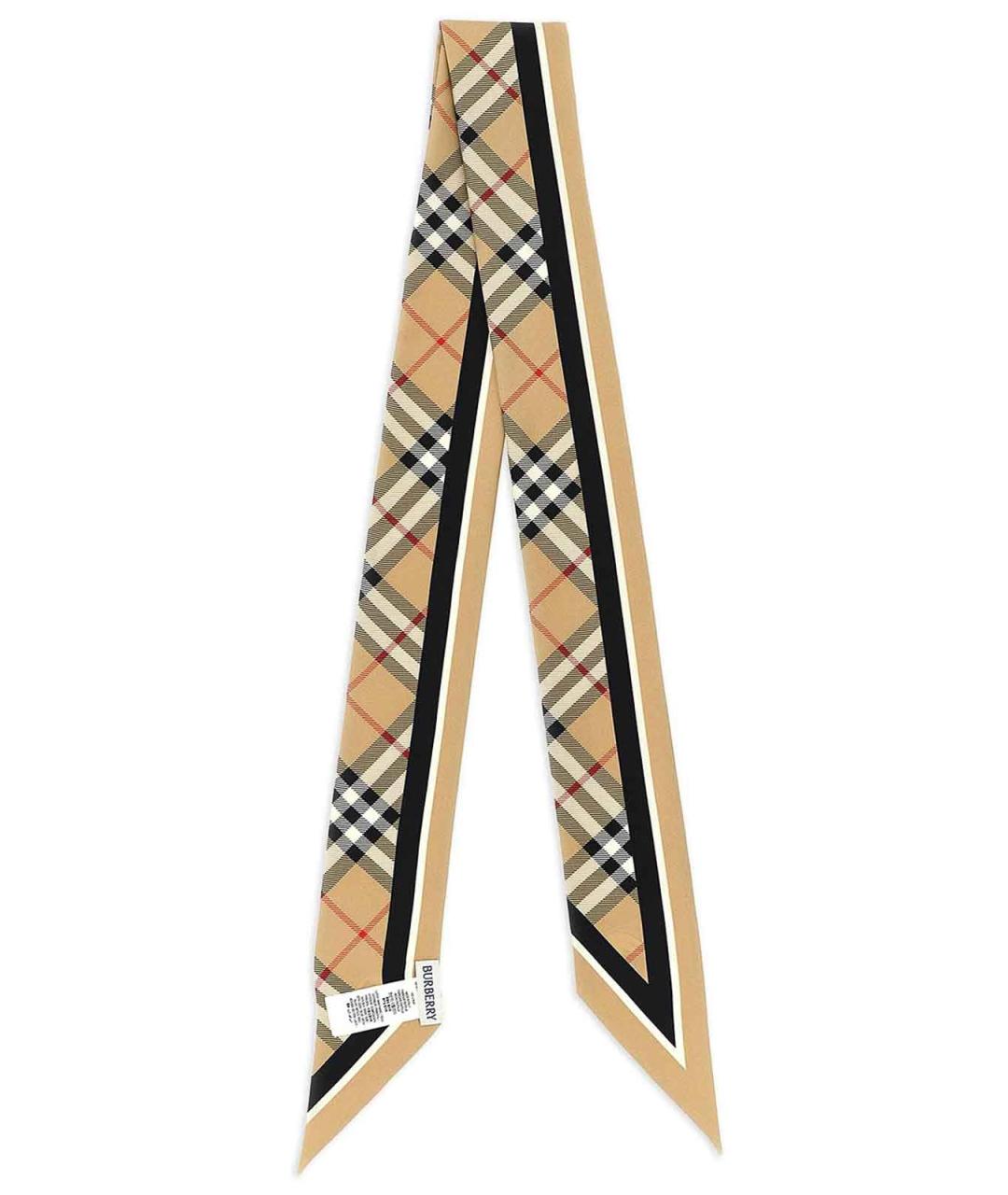 BURBERRY Мульти шелковый шарф, фото 2