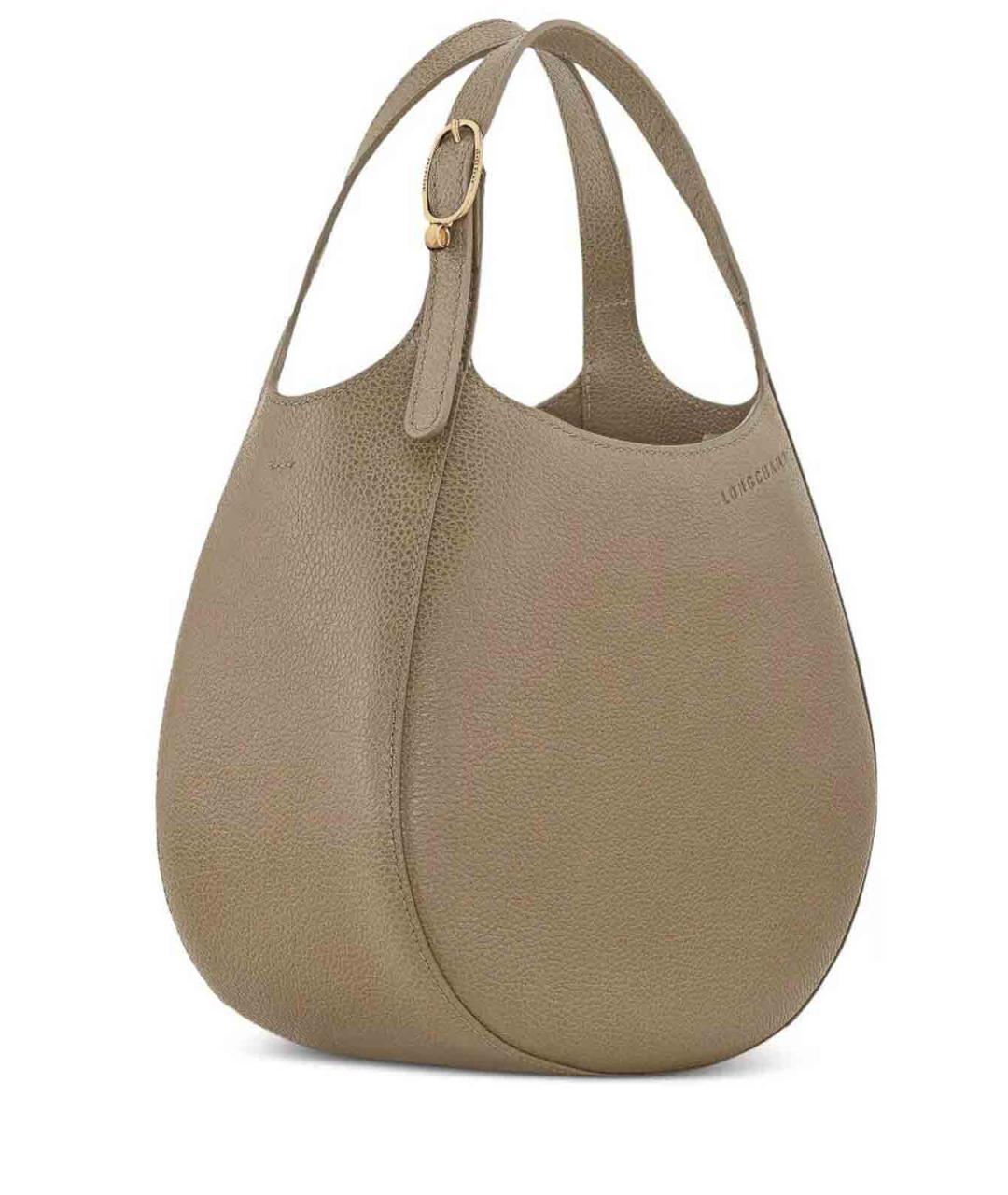 LONGCHAMP Зеленая кожаная сумка через плечо, фото 3