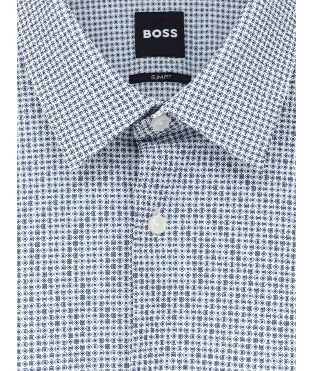 HUGO BOSS Синяя кэжуал рубашка, фото 3