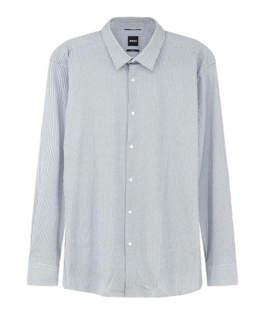 HUGO BOSS Синяя кэжуал рубашка, фото 1
