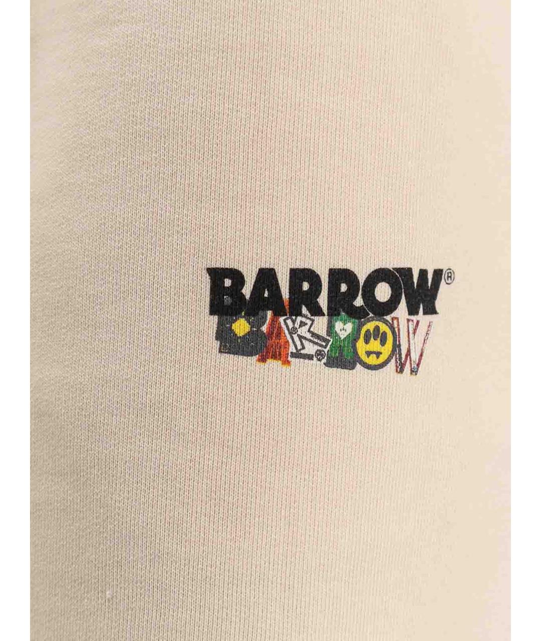 BARROW Бежевые хлопковые шорты, фото 3