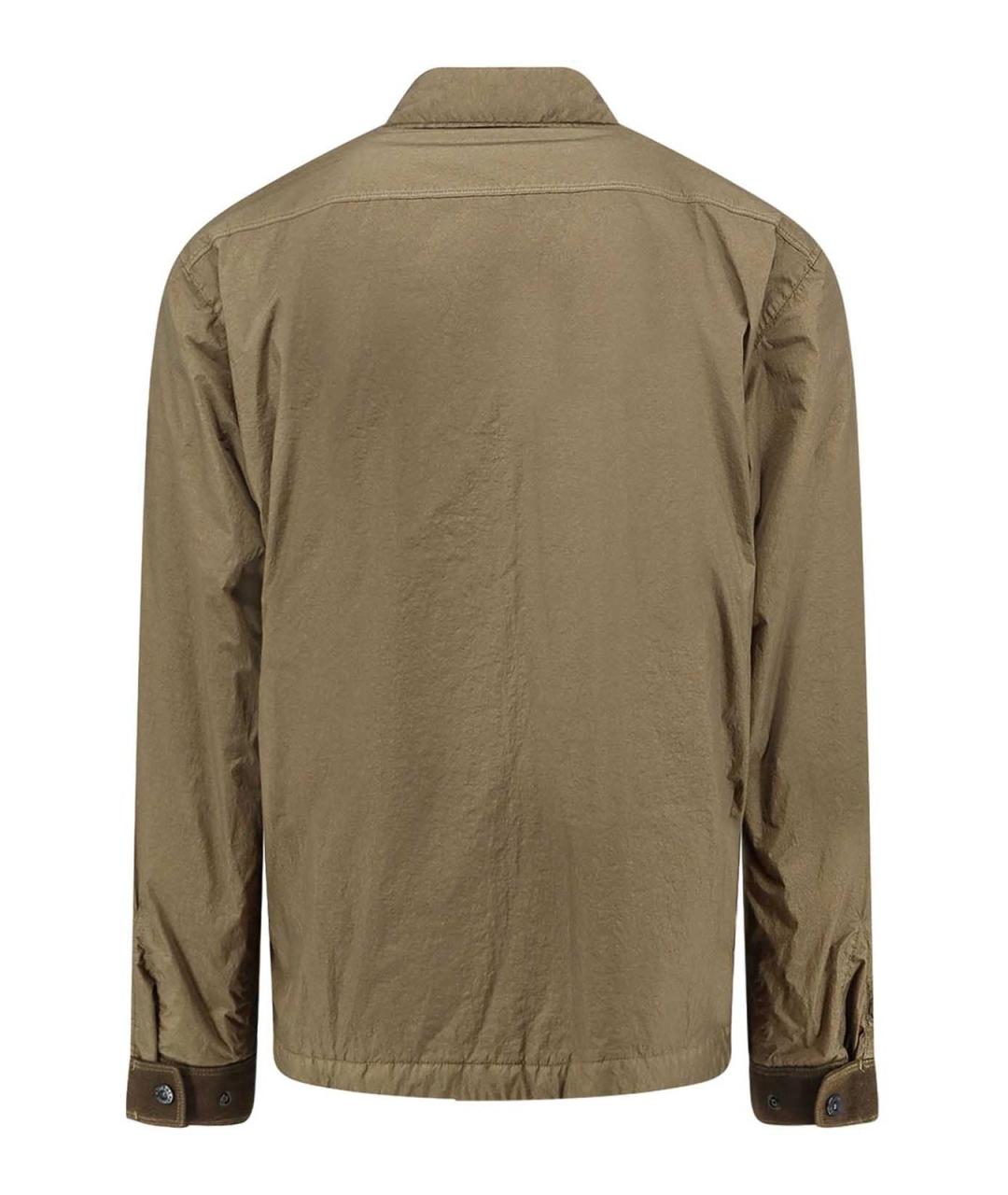 STONE ISLAND Зеленая полиамидовая куртка, фото 2