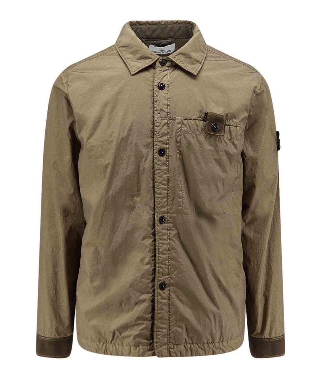 STONE ISLAND Зеленая полиамидовая куртка, фото 1