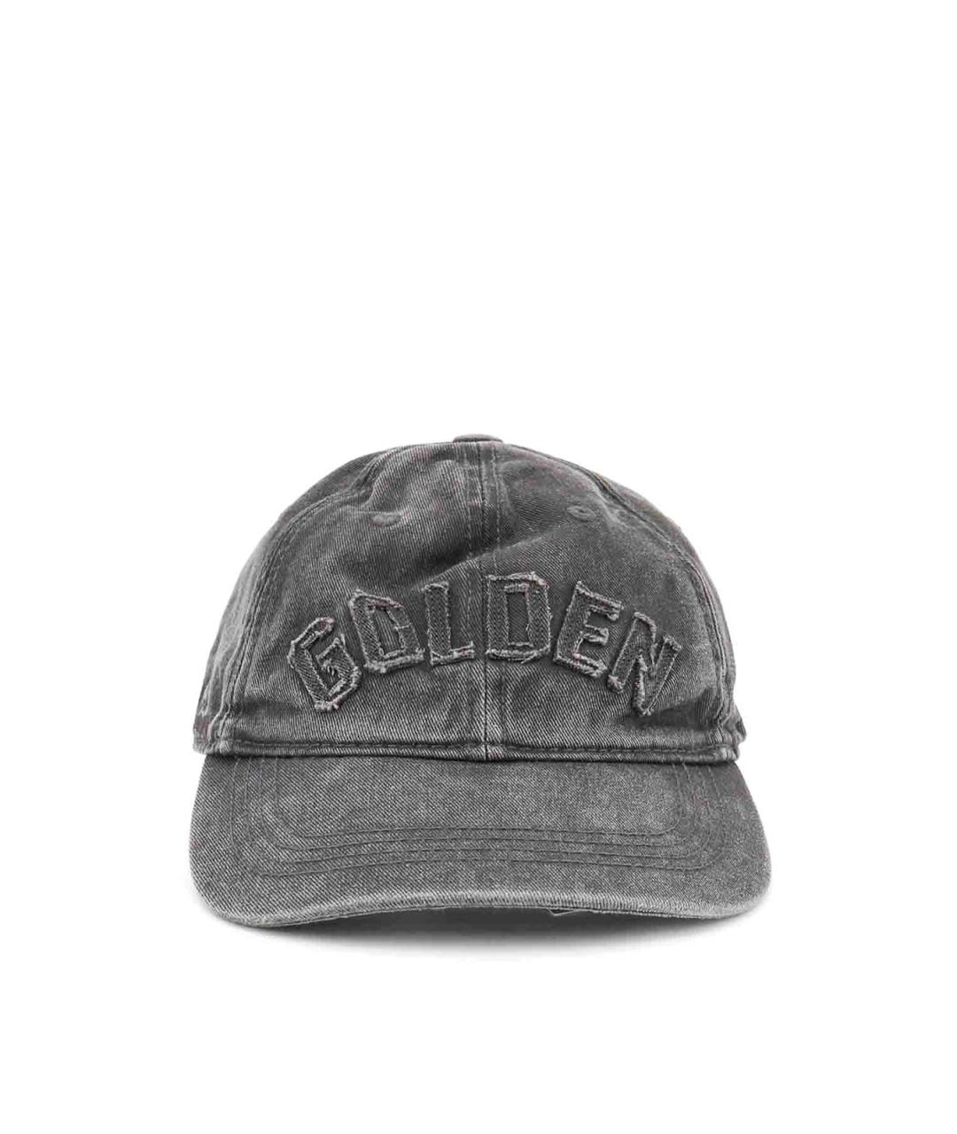 GOLDEN GOOSE Серая хлопковая кепка/бейсболка, фото 1