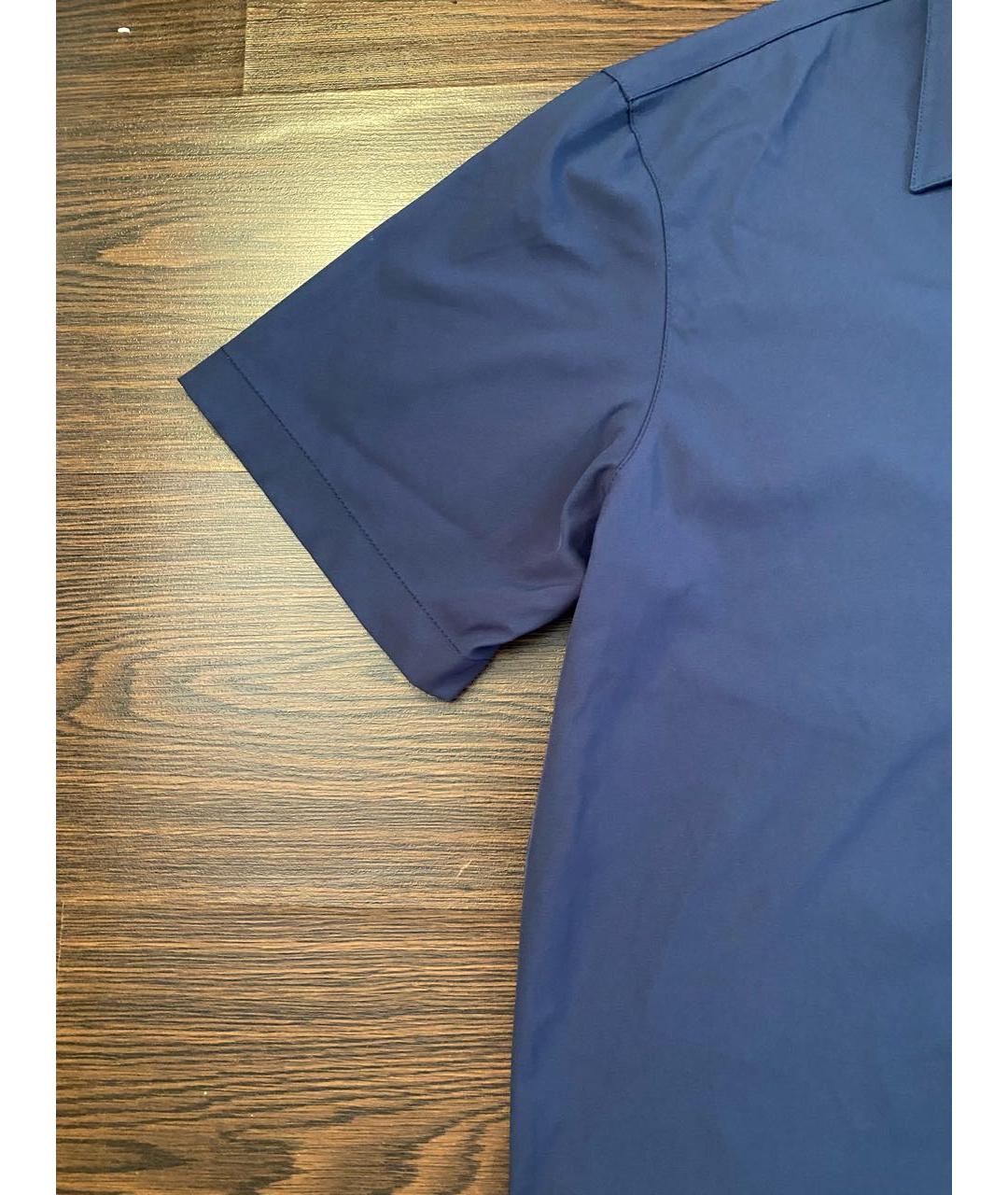 PRADA Темно-синяя кэжуал рубашка, фото 4