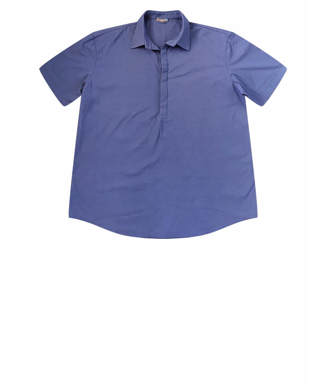 PRADA Темно-синяя кэжуал рубашка, фото 1