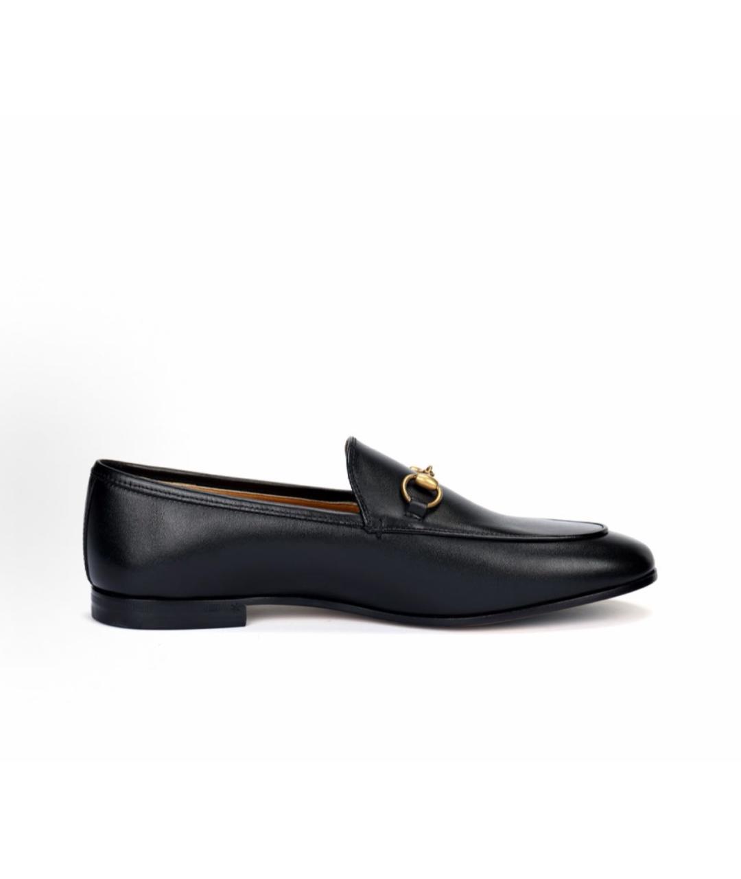 GUCCI Черные кожаные лоферы, фото 5