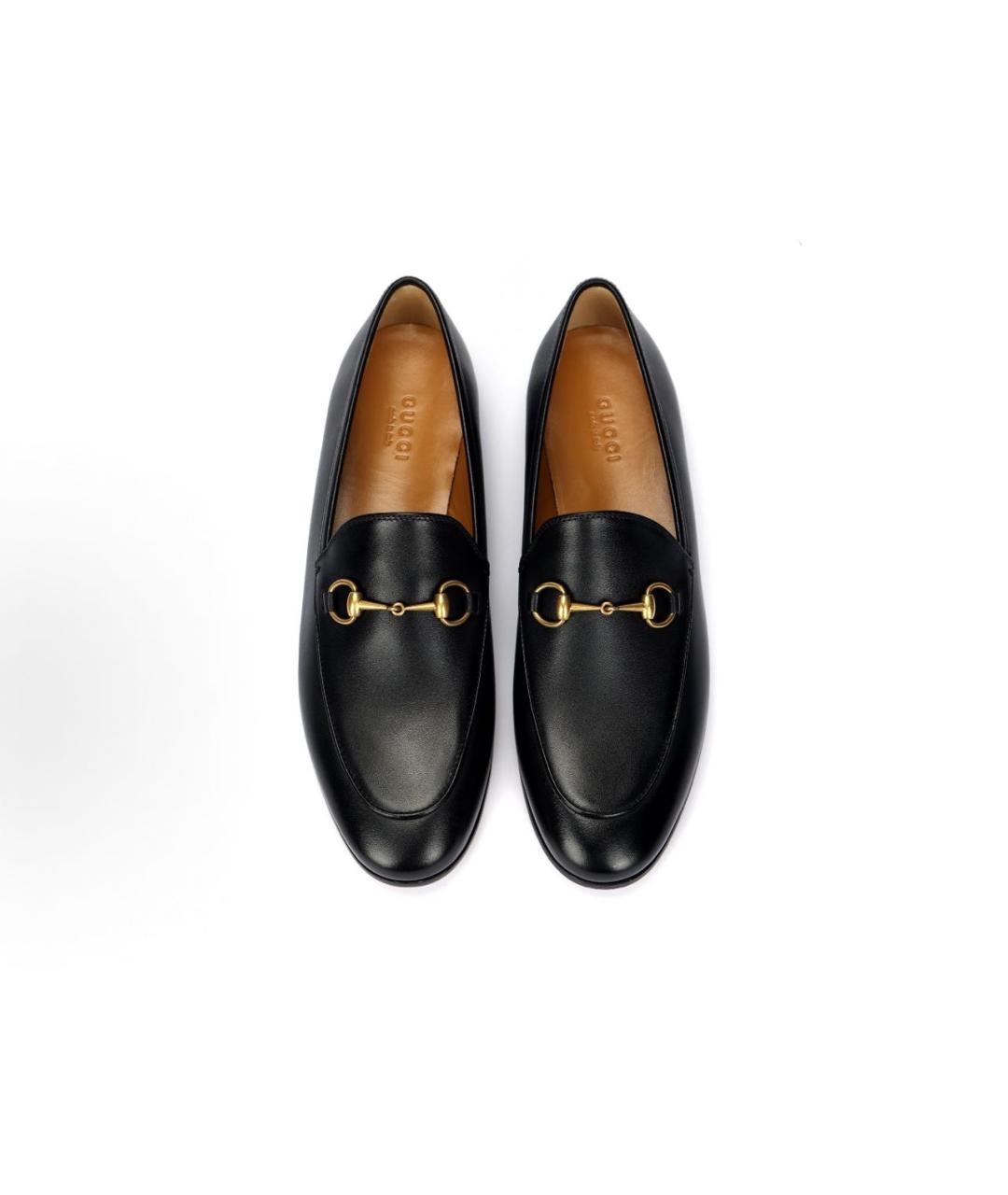 GUCCI Черные кожаные лоферы, фото 2