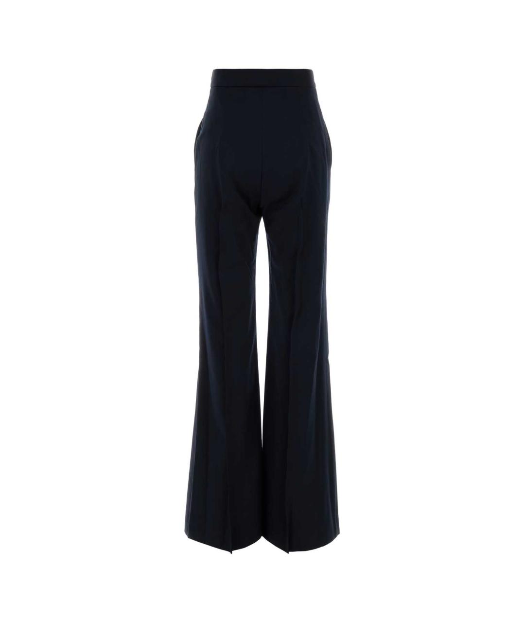 VIVIENNE WESTWOOD Синие шерстяные прямые брюки, фото 2