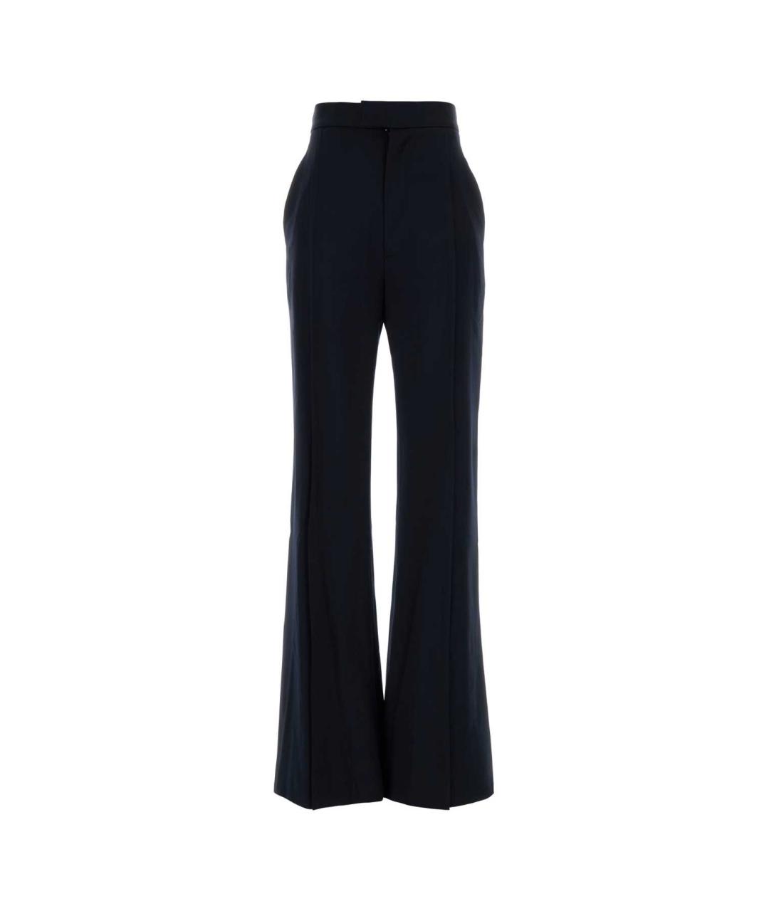 VIVIENNE WESTWOOD Синие шерстяные прямые брюки, фото 1