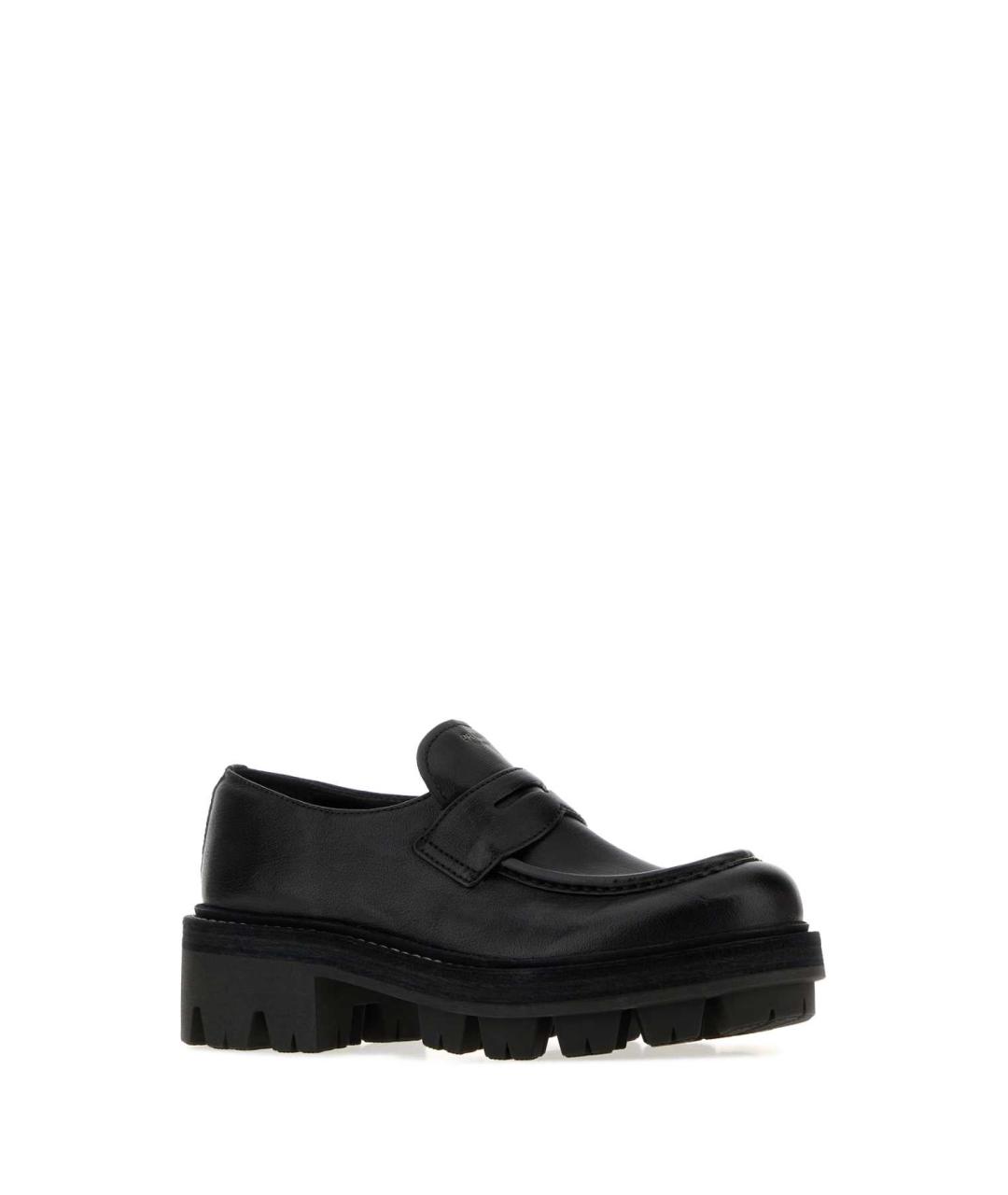 PRADA Черные кожаные лоферы, фото 2