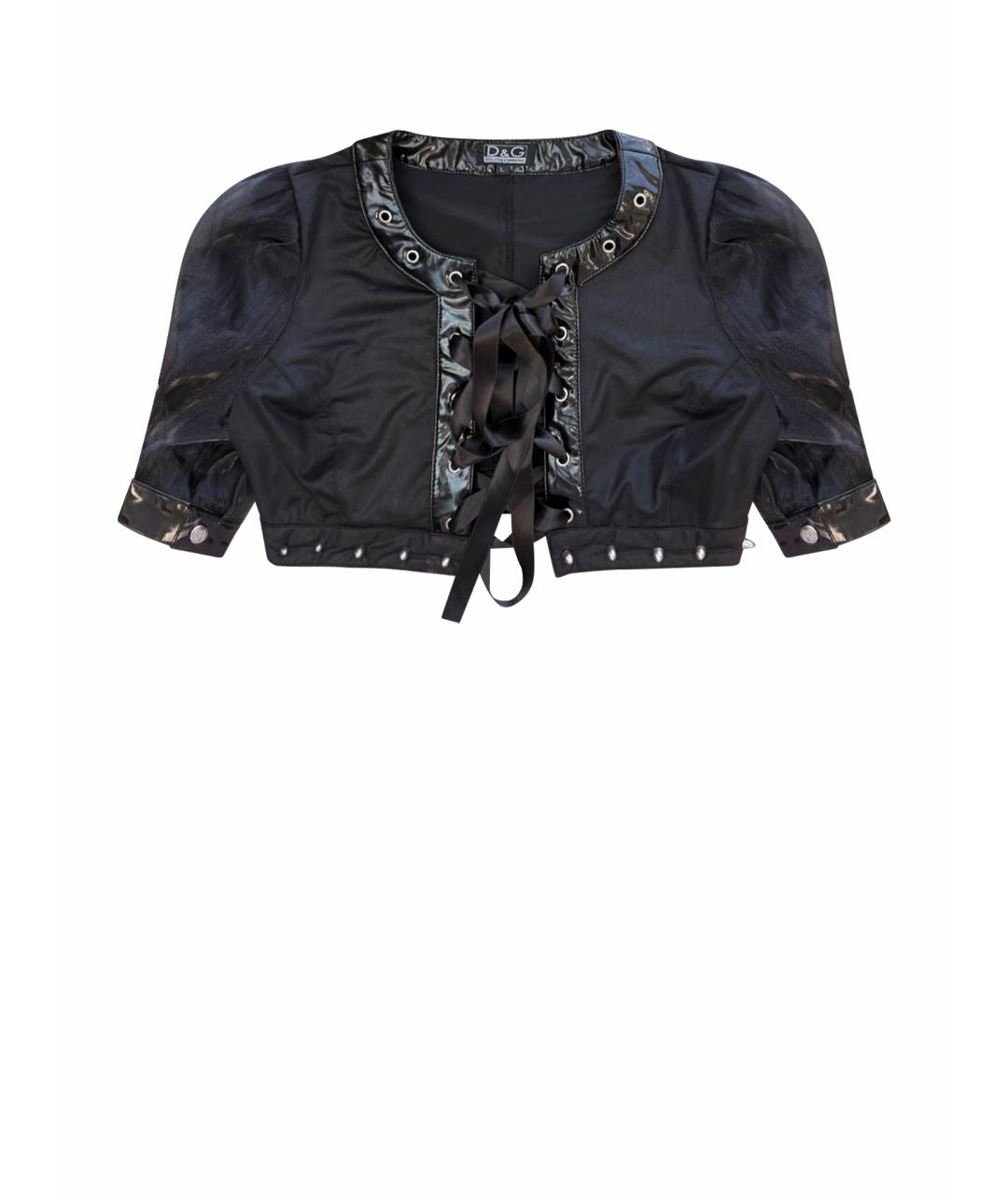 DOLCE&GABBANA Черная хлопковая футболка, фото 1