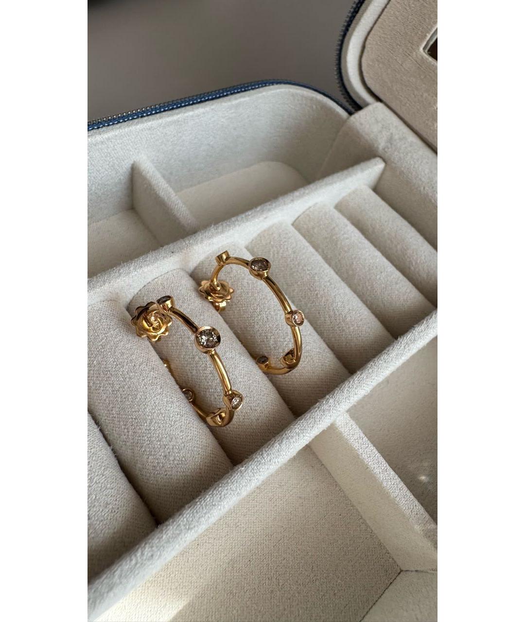 DAMIANI Розовые серьги из розового золота, фото 5