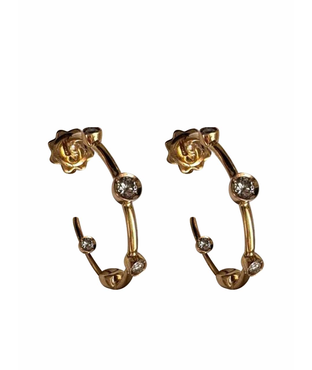 DAMIANI Розовые серьги из розового золота, фото 1