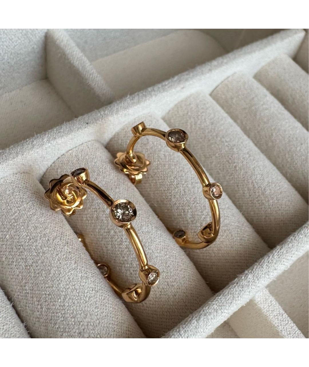 DAMIANI Розовые серьги из розового золота, фото 4