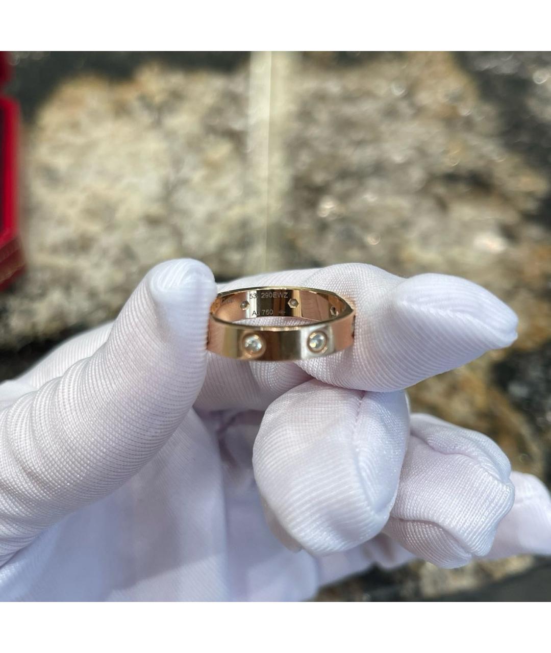 CARTIER Золотое кольцо из розового золота, фото 2