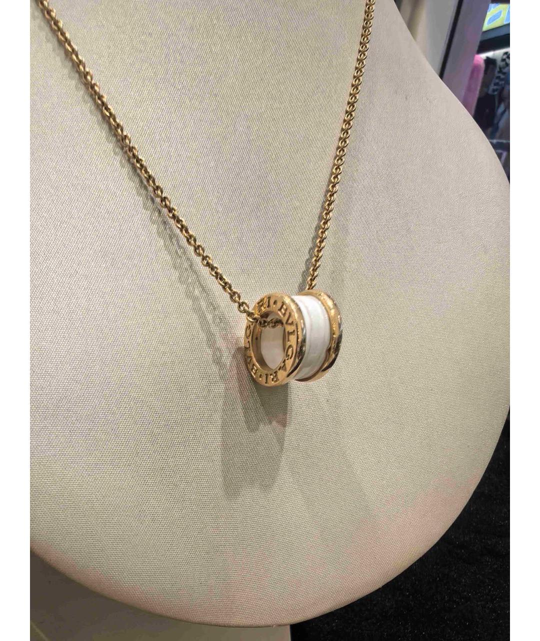 BVLGARI Золотое колье из розового золота, фото 7
