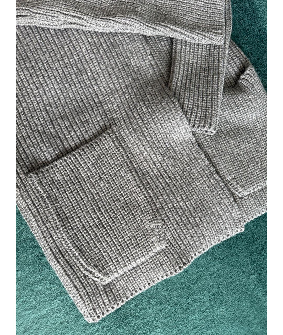 GIVENCHY Серый шерстяной кардиган, фото 5