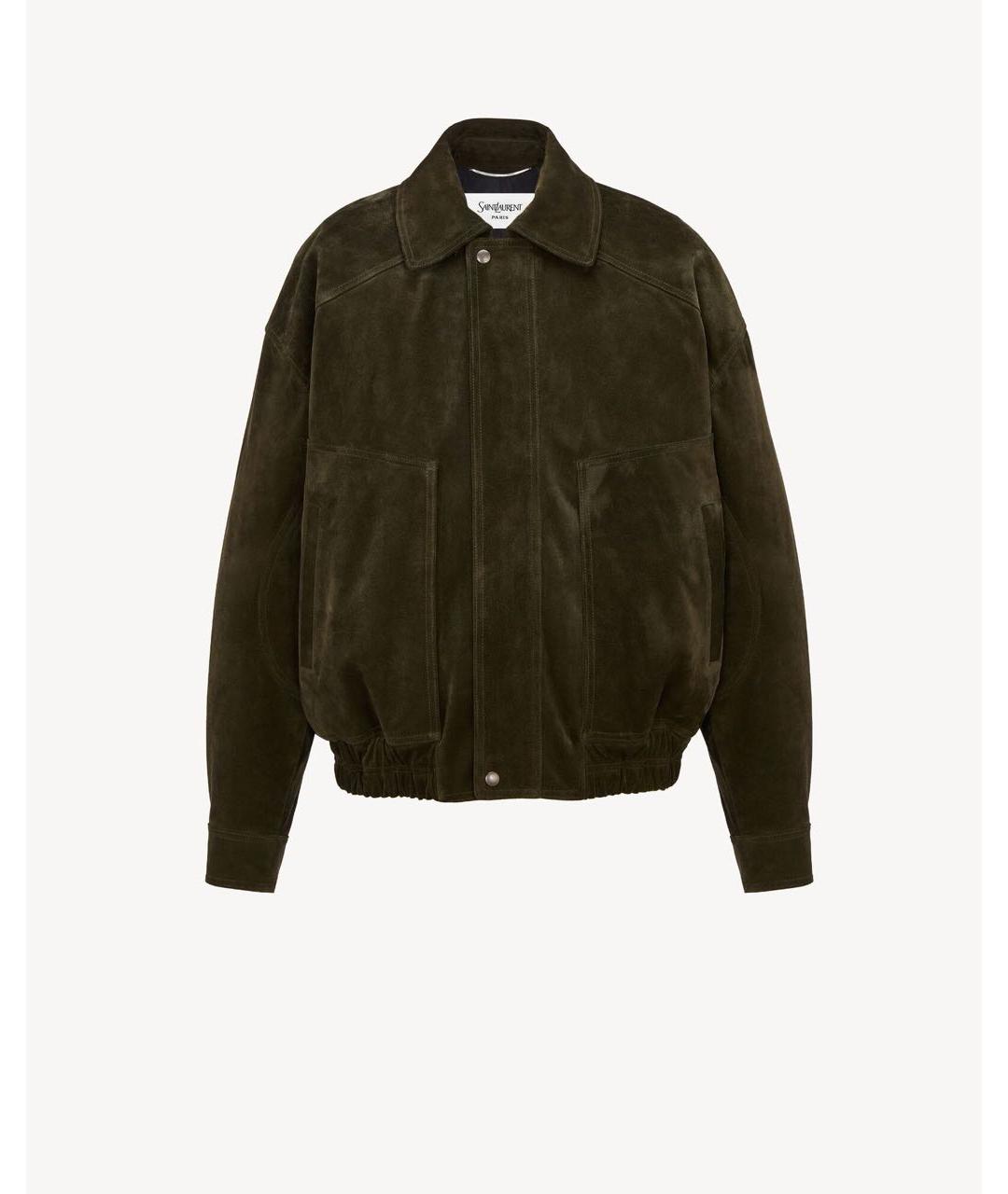 SAINT LAURENT Кожаная куртка, фото 6