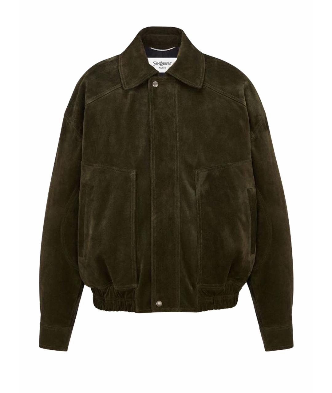 SAINT LAURENT Кожаная куртка, фото 1