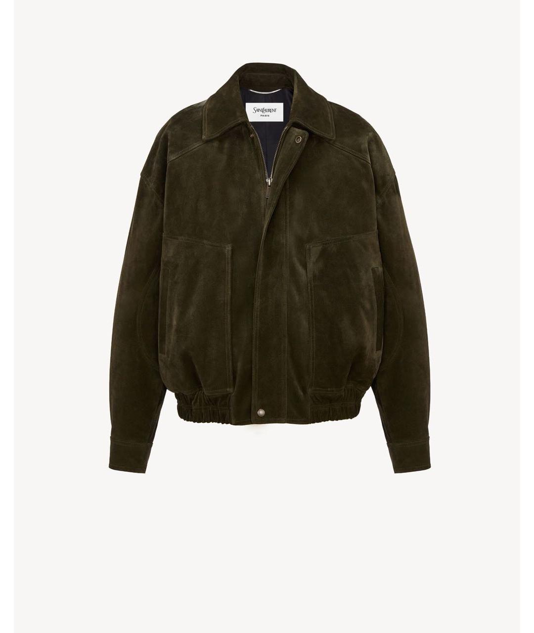 SAINT LAURENT Кожаная куртка, фото 3