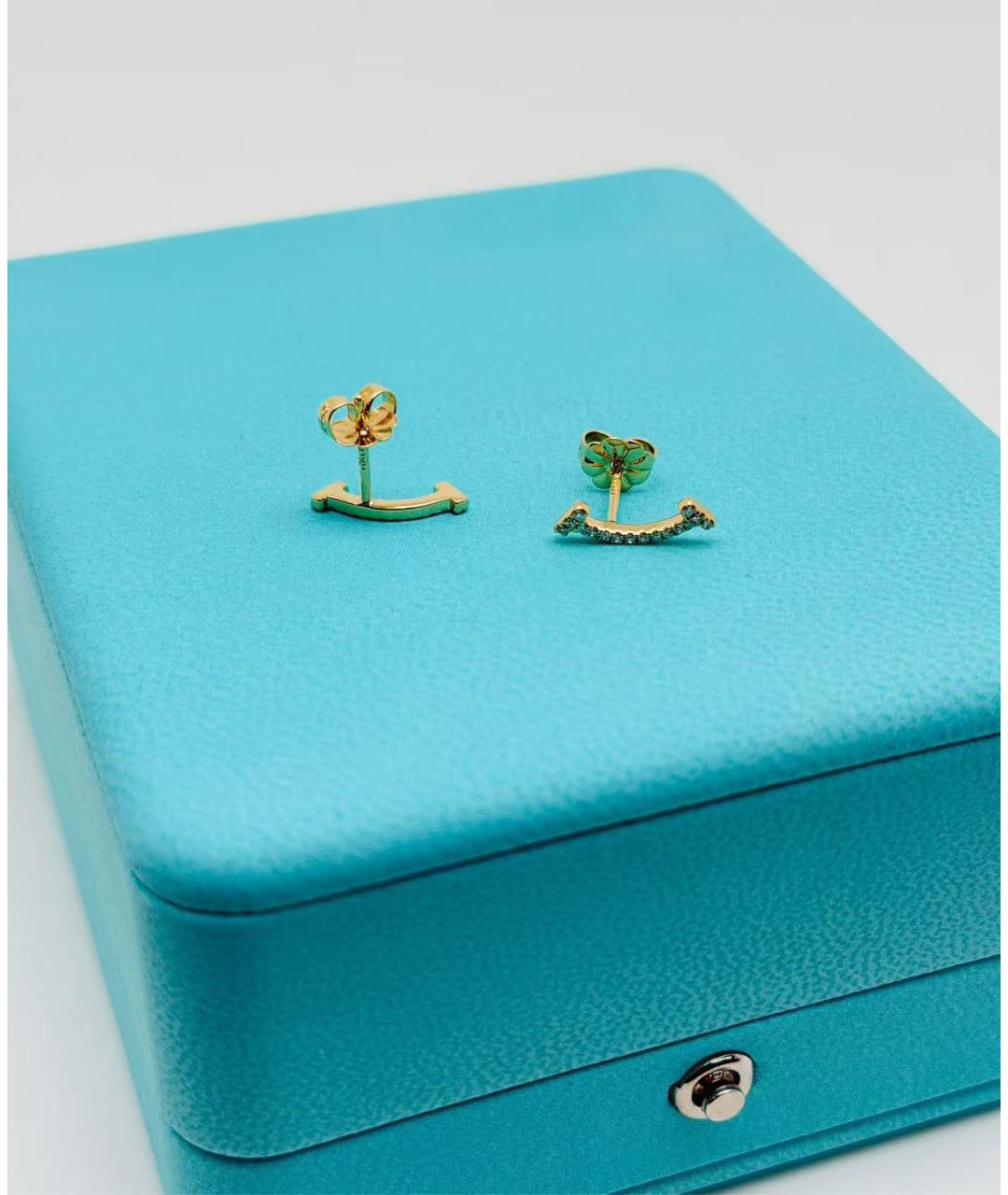 TIFFANY&CO Золотые серьги, фото 4