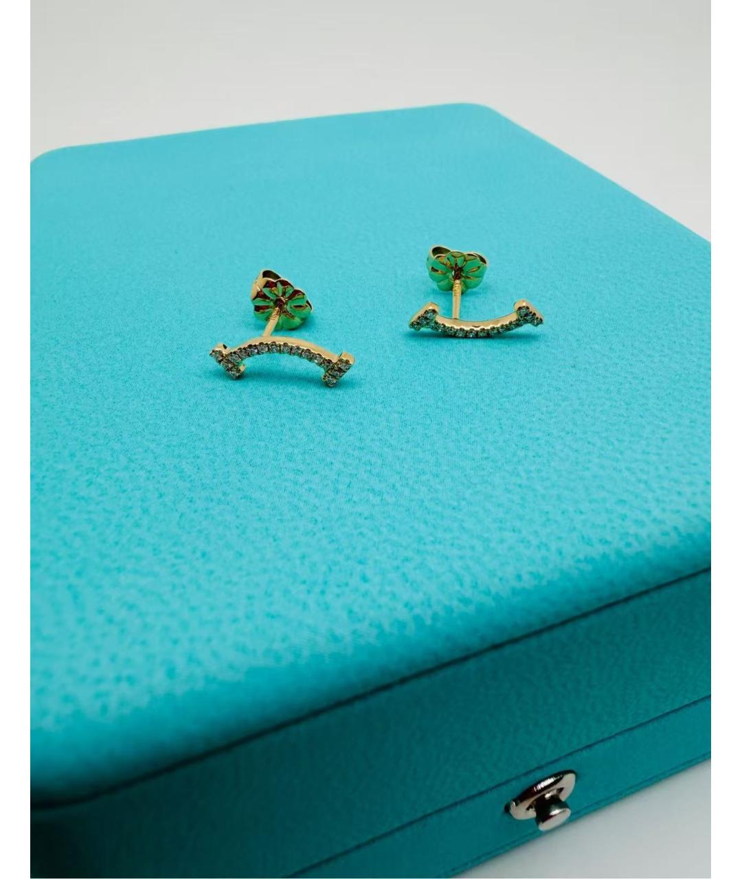 TIFFANY&CO Золотые серьги, фото 3
