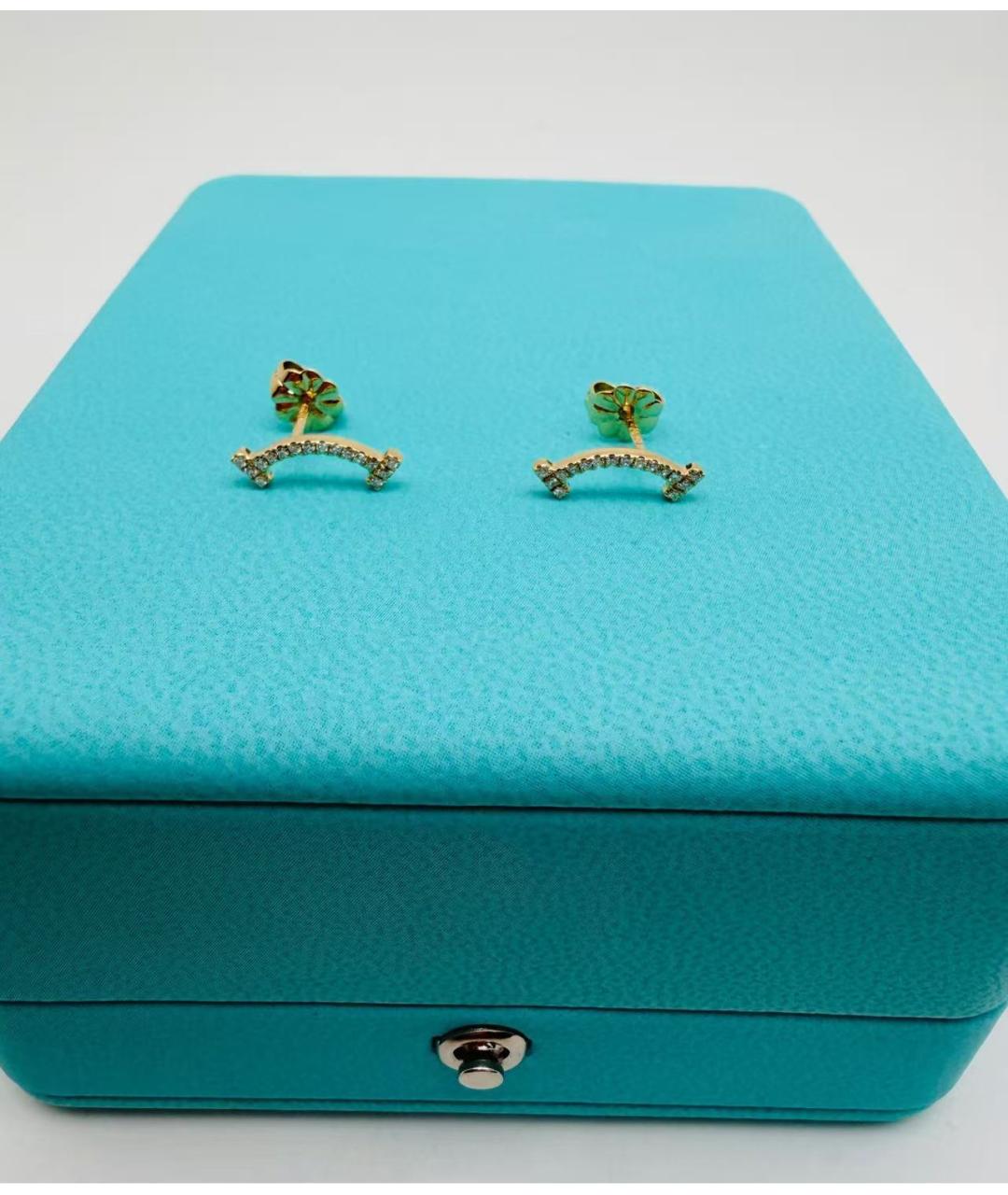 TIFFANY&CO Золотые серьги, фото 2