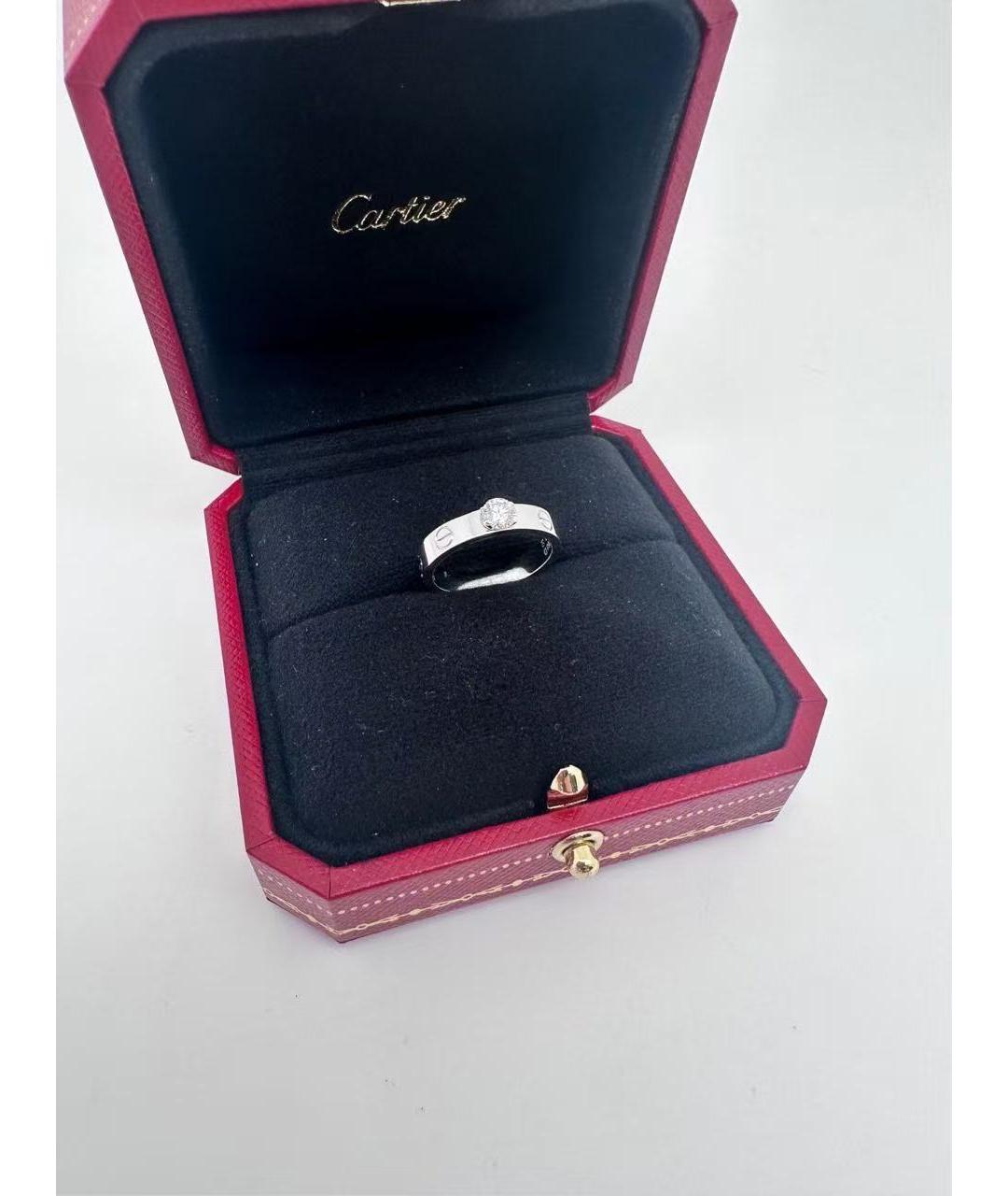 CARTIER Серебряное кольцо из белого золота, фото 2