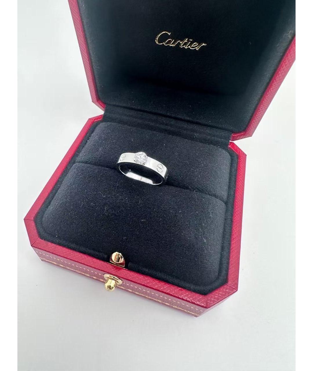 CARTIER Серебряное кольцо из белого золота, фото 5